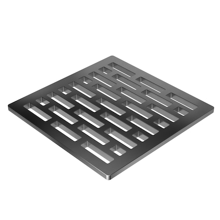 Newport Brass 4" Square Shower Drain in Stainless Steel (Pvd) 233-406-20